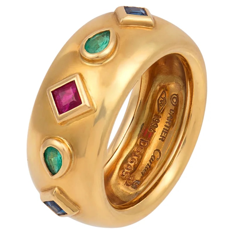 Cartier — Cartier Gemstone 18K Yellow Gold — Jewelry — resale
