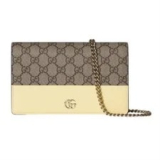 Gucci — Gucci GG Marmont Wallet With Chain 497985 Aafxm 7642 150949980 — Handbag — resale