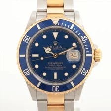 Rolex — Rolex Submariner Date 16613LB Ss×yg AT Blue Dial — Watch — resale