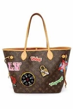 Louis Vuitton — Louis Vuitton Neverfull World Tour W/ Patches — Handbag — resale