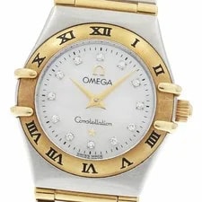 Omega — Omega Constellation 12P Diamond Quartz B From Japan — Watch — resale