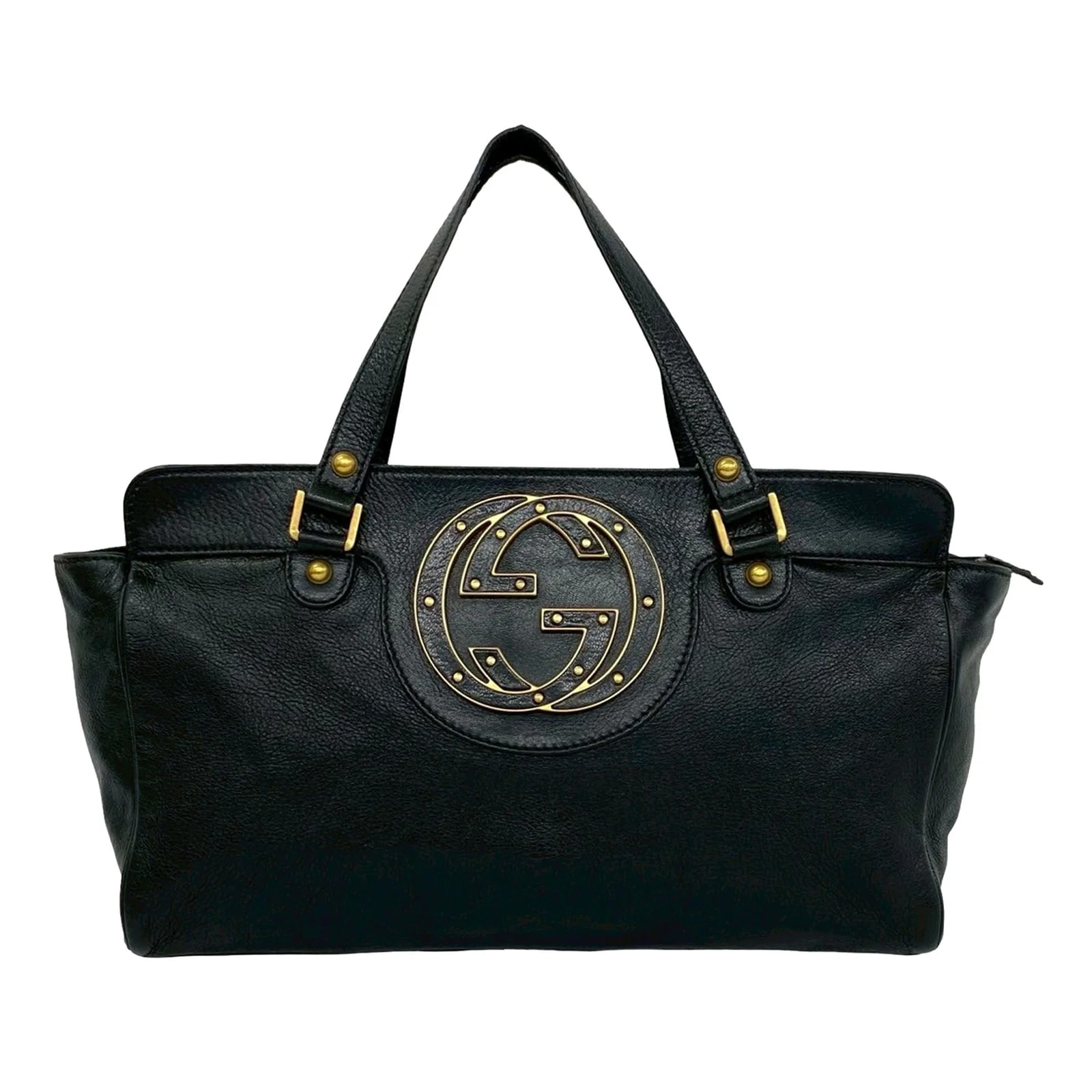 Gucci — Studded Interlocking G Blondie — Handbag — resale