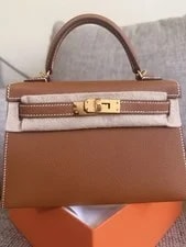 Hermès — New W/ Receipt Hermès GHW Kelly 20 Sellier , Stamp G -2026 — Handbag — resale
