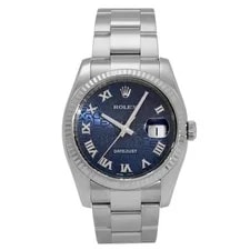 Rolex — Rolex Datejust 116234 Automatic Winding 36mm Blue/rome Stainless Steel — Watch — resale