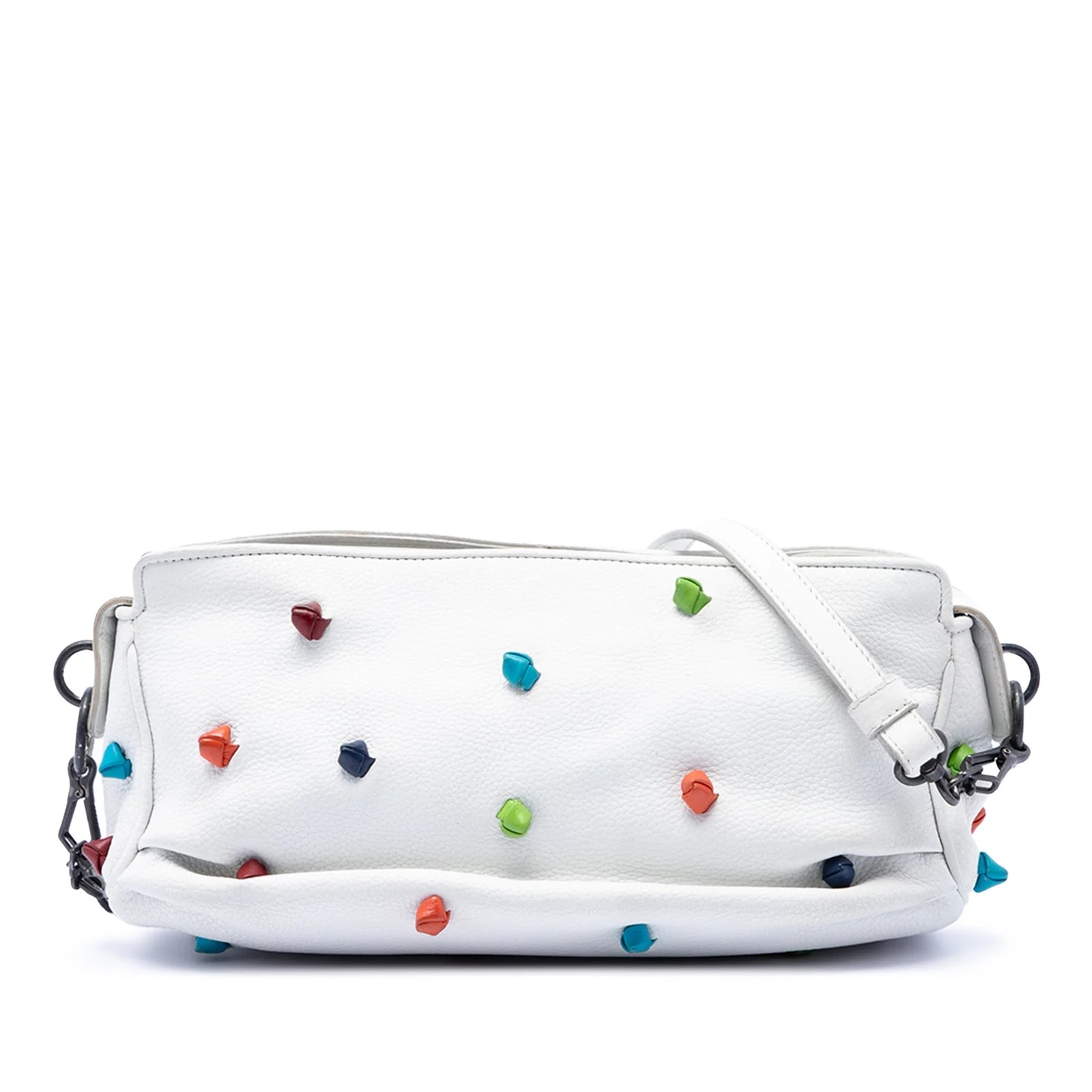 Bottega Veneta — Grained Toggle Crossbody — Handbag — resale