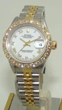 Rolex — Rolex 26mm 79173 Datejust Steel & 18K Gold Automatic 2000 wDIAMONDS — Watch — resale