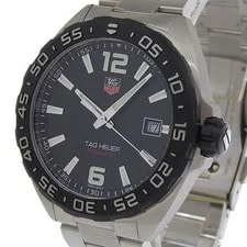 Tag Heuer — TAG Heuer Formula 1 Date WAZ1110 Black Dial Stainless Steel Quartz — Watch — resale