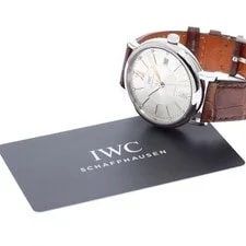 IWC — IWC Portofino IW458101 37mm SS Silver Dial Automatic Date #C5984 — Watch — resale