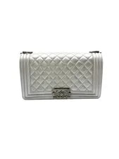 Chanel — Chanel Metallic Quilled Medium Boy Flap (20***50) — Handbag — resale
