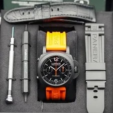 Panerai — Panerai Luminor Flyback Ceramica Chronograph Complete W/extra Straps (PAM1298) — Watch — resale