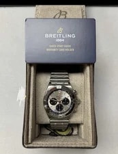 Breitling — NEW Breitling Chronomat 42mm Auto Chronograph Silver Dial Steel — Watch — resale