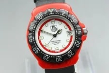Tag Heuer — Read TAG Heuer Formula 1 385.513/1 Red White 35mm Quartz — Watch — resale