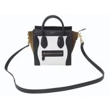 Celine — Celine 2way Luggage Shopper Calf Kh — Handbag — resale