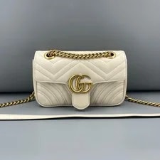 Gucci — Gucci Marmont22 for White Gold — Handbag — resale