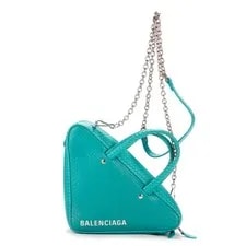 Balenciaga — Balenciaga Triangle on Chain Embossed — Handbag — resale