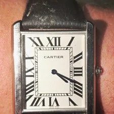 Cartier — Cartier Tank Quartz Swiss Made Water-Resistant 26mm SS White Dial Roman — Watch — resale
