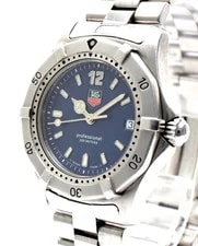 Tag Heuer — TAG Heuer Professional WK1213 Quartz Blue Dial — Watch — resale