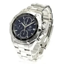 TAG Heuer — TAG Heuer Aquaracer CAF2110 42mm SS Black Dial Automatic Chronograph Date #C591 — Watch — resale