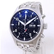 IWC — IWC Pilot's Stainless Steel Automatic Black IW378002 — Watch — resale