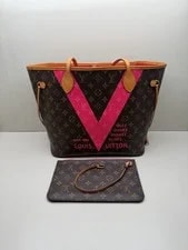 Louis Vuitton — Auth Louis Vuitton Neverfull V Limited With — Handbag — resale