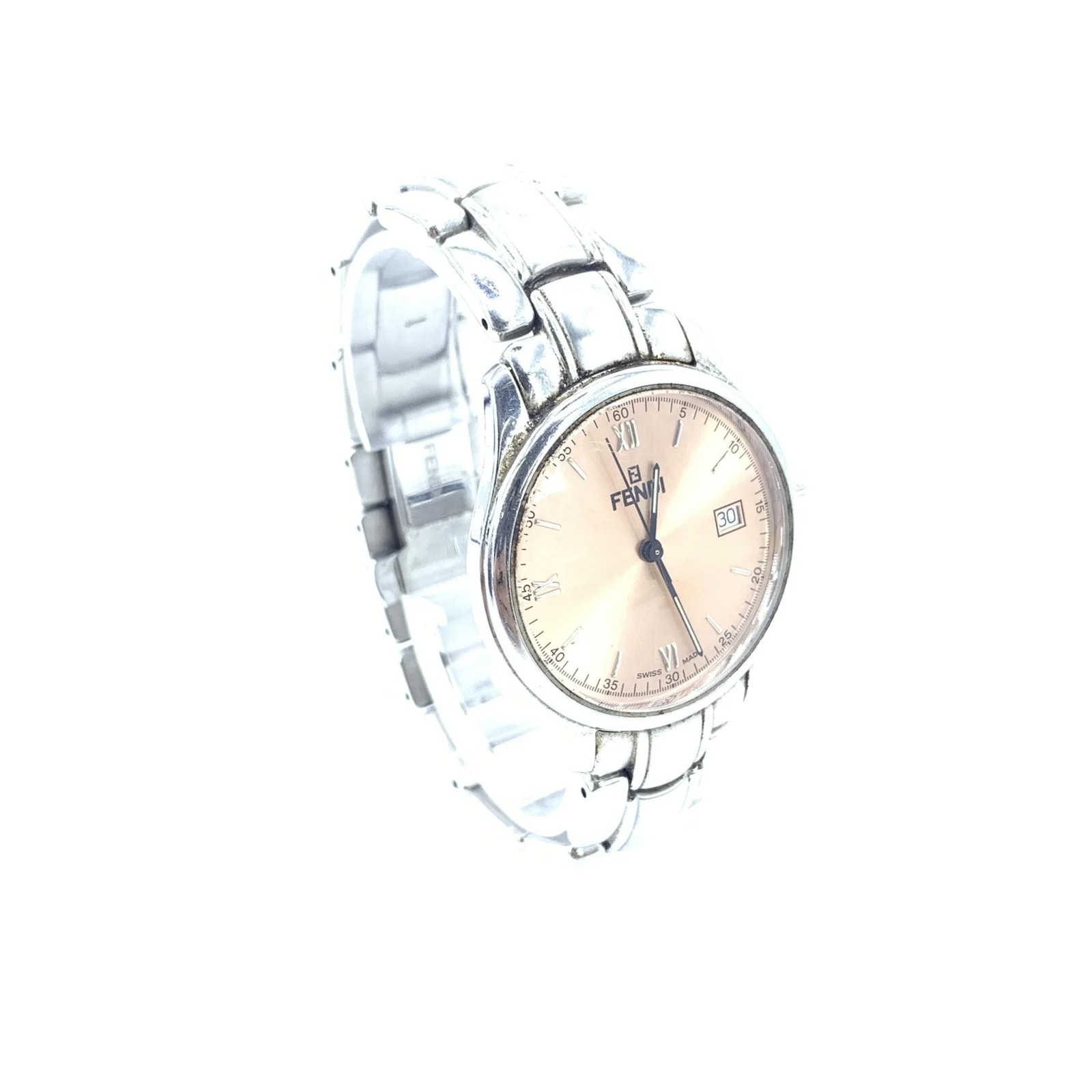 Fendi — Fendi Pink Champagne Dial Quartz , Stainless Steel — Watch — resale