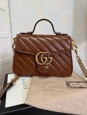 Gucci — Gucci GG Marmont Matelassé Mini Top Handle 476433 — Handbag — resale