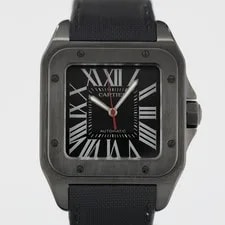 Cartier — Cartier Santos 100 XL Adlc Black Dial WSSA0006 — Watch — resale