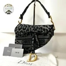 Dior — Dior Saddle in , Leopard Print, Fashion Accessories d144 — Handbag — resale