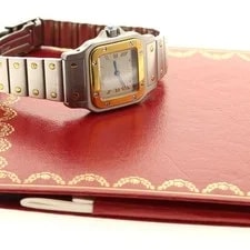 Cartier — Cartier Santos Galbé SM W20031C4 24mm SS Gray #C3109 — Watch — resale