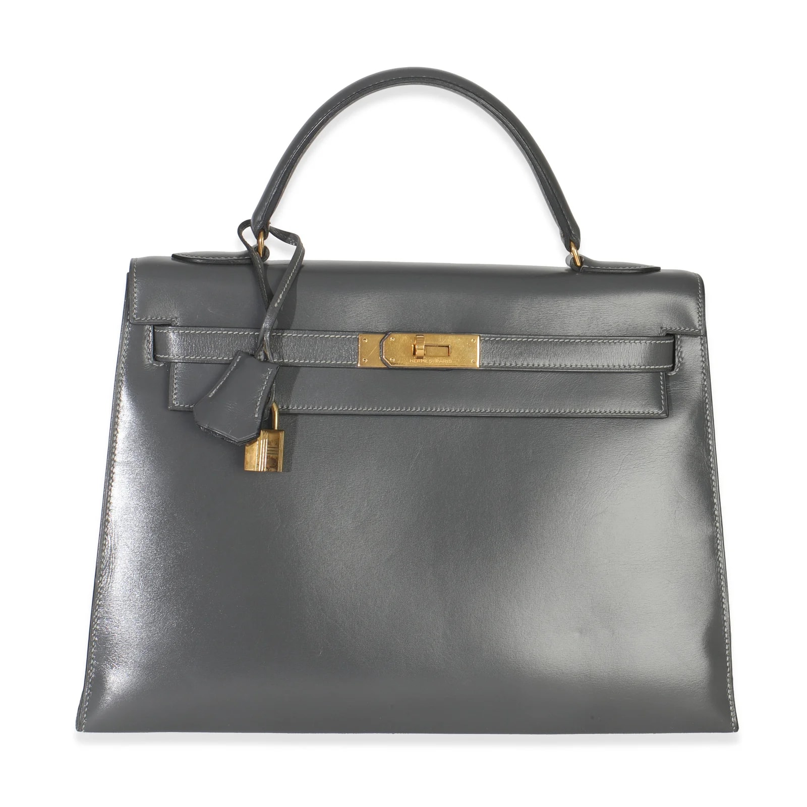 Hermès — Hermès Ardoise Sellier Kelly 32 GHW — Handbag — resale