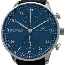 IWC — IWC Portuguese Chronograph IW371491 Blue #343 — Watch — resale