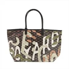 Goyard — Goyard Saint Louis PVCx Letters Camouflage — Handbag — resale
