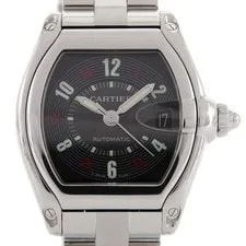 Cartier — Authentic Cartier Roadster LM W62001V3 Stainless Steel Mechanical Automatic ... — Watch — resale
