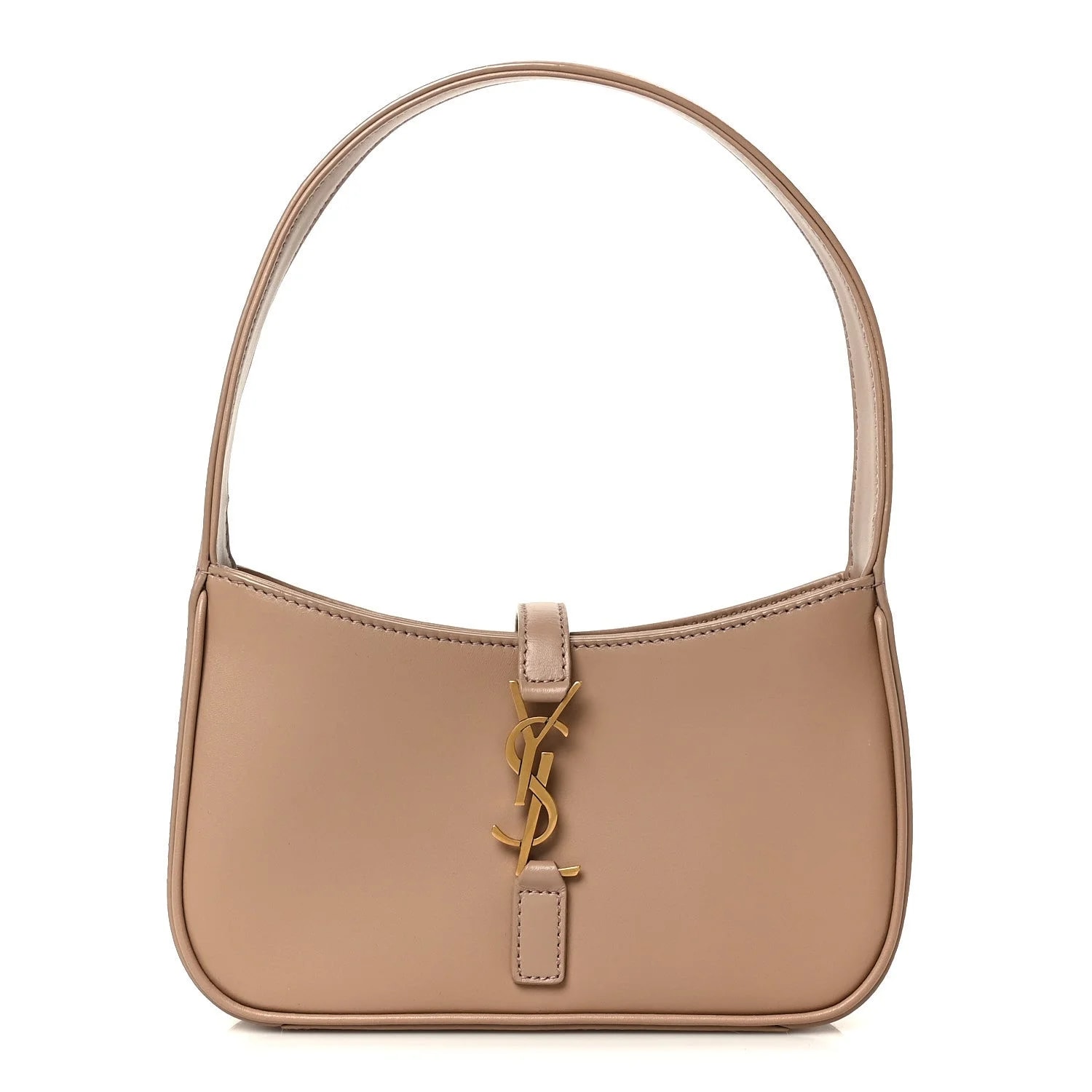 Saint Laurent — Smooth le 5 A 7 Mini Hobo Rosy — Handbag — resale