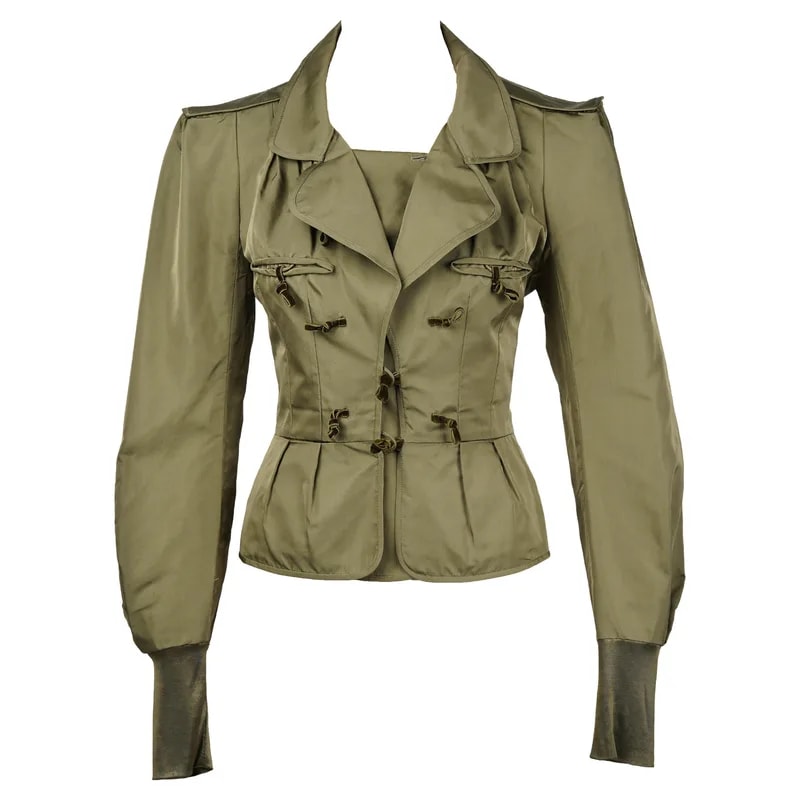 Yves Saint Laurent — Tom Ford for Yves Saint Laurent Runway Structured Military Blazer F/W 2004 — Clothing — resale