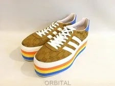 Gucci — Gucci Futako Tamagawa)adidas Adidas GG Monogram Gazelle Platfo — Sneaker — resale