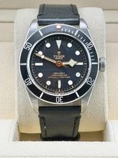 Tudor — Tudor Black Bay Heritage Black Dial on Leather Strap 79230N Complete 2020 — Watch — resale
