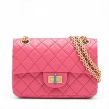 Chanel — Chanel Matelasse 2.55 Calf Single Flap Double Chain M — Handbag — resale