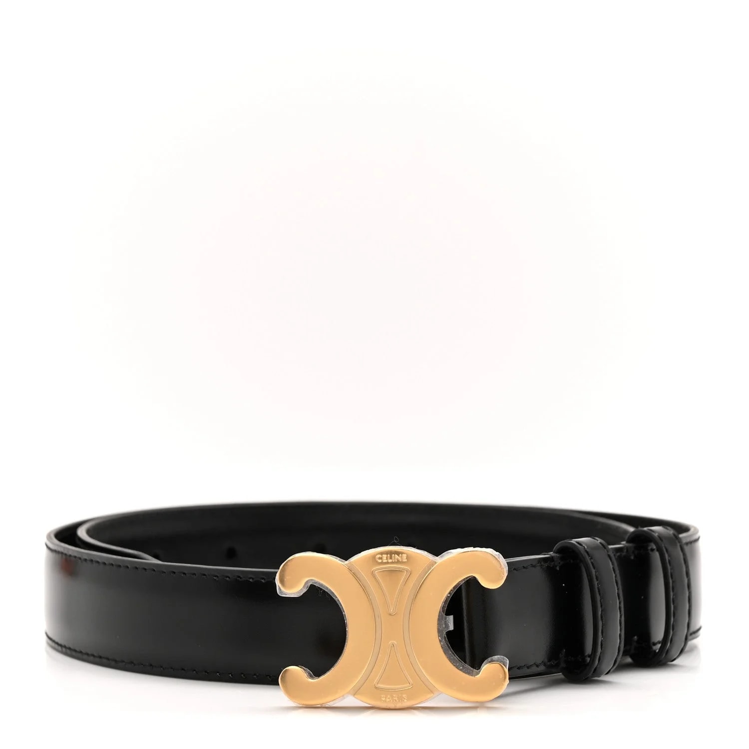Celine — Box Medium 25mm Triomphe Belt 75 — Accessory — resale