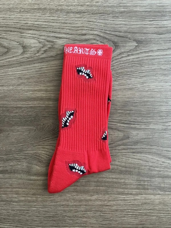 Chrome Hearts — Hearts Matty Boy Chomper Socks Size M — Handbag — resale