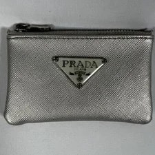 Prada — Prada Metallic Triangle Logo Coin Mini Y2K — Handbag — resale