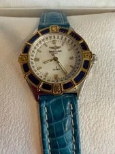 Breitling — Breitling Lady J 31MM SS/18K Gold D52064 White Quartz Genuine Croc — Watch — resale