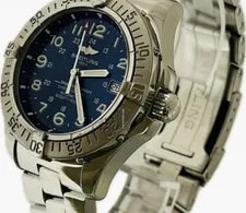 Breitling — Breitling Superocean A17360 Automatic Blue Dial Stainless Steel 1500m — Watch — resale
