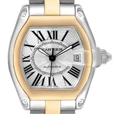 Cartier — Cartier Roadster Steel Yellow Gold Silver Dial W62031Y4 — Watch — resale