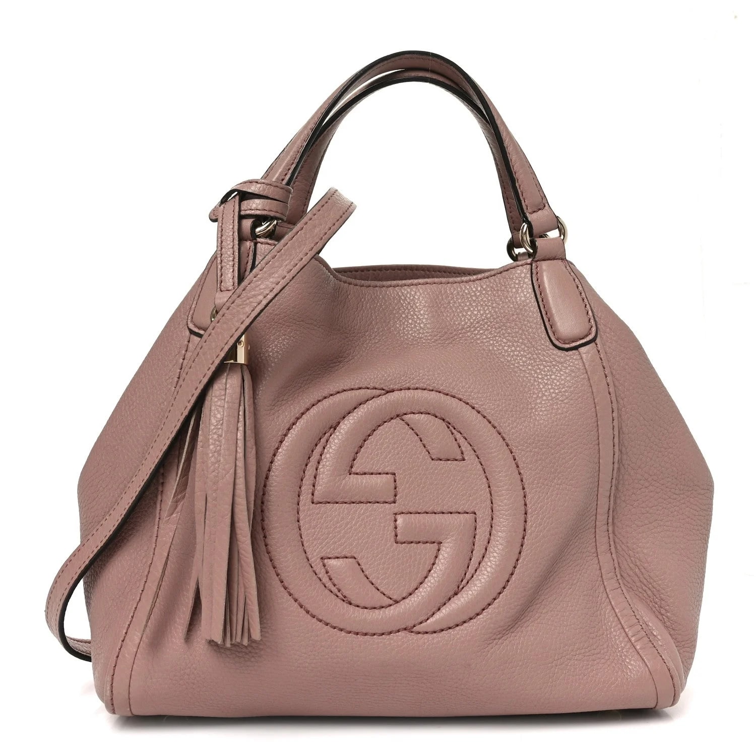 Gucci — Pebbled Small Soho Light — Handbag — resale