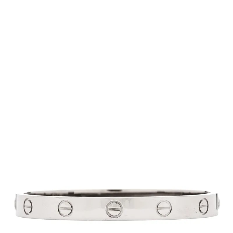 Cartier — 18K White Gold Love Bracelet 15 — Jewelry — resale