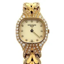 Patek Philippe — Patek Philippe la Flamme 18K Yellow Gold and Diamond 6.5" — Watch — resale