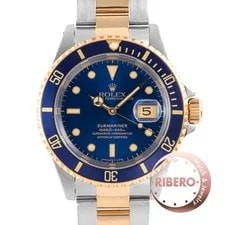 Rolex — Rolex Submarina Date 16613 N Tritium Stainless Steel/YG With Box — Watch — resale