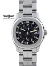 Patek Philippe — Patek Philippe Aquanaut 5066/1A Stainless Steel 36mm Black Dial Box & Papers — Watch — resale