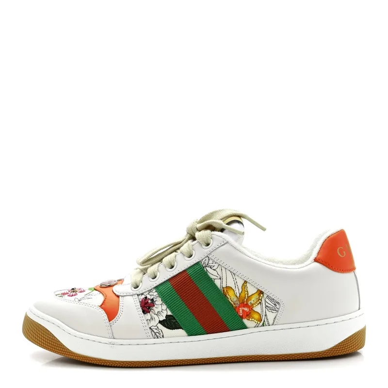 Gucci — Sepang Flora Faded Web Screener Sneakers — Sneaker — resale